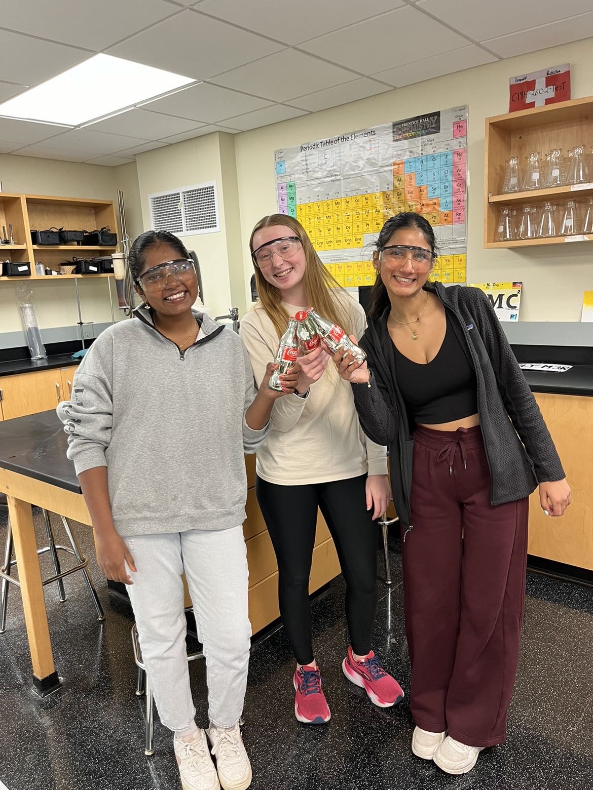 AP Chemistry Students Celebrate End of Semester with Coca-Cola Lab