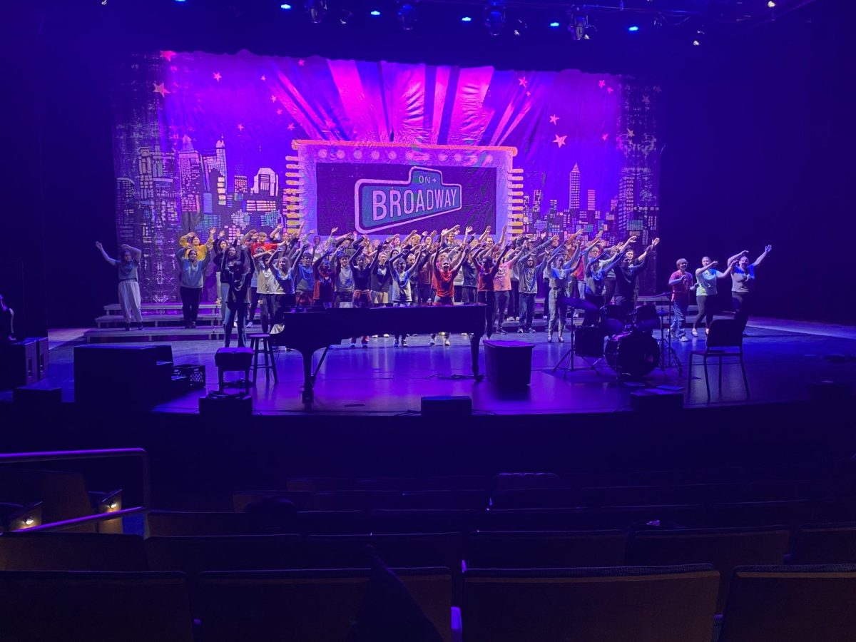 MCHS Concert Choir practices the Les Miserables medley in preparation for the 77th Annual Follies beginning next Thursday.