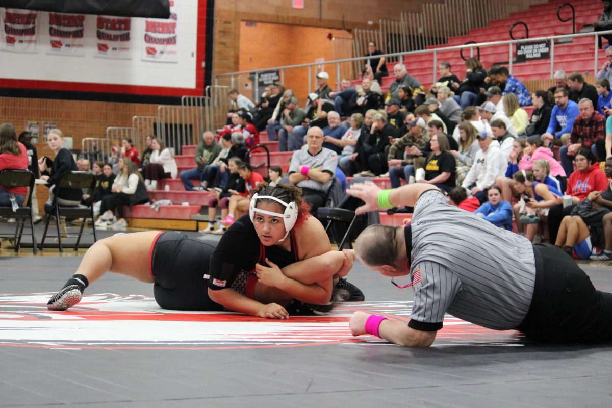 Sophomore Aniyah Smith qualified for the 2A Girls State Wrestling Tournament after placing first at the 2A Regional Tournament on Friday.  