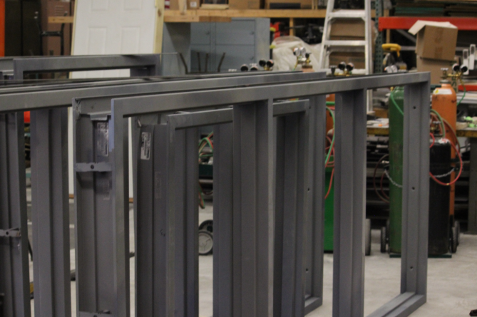 Welding Students Construct Windows For The Mason City Fire Department Fire Tower