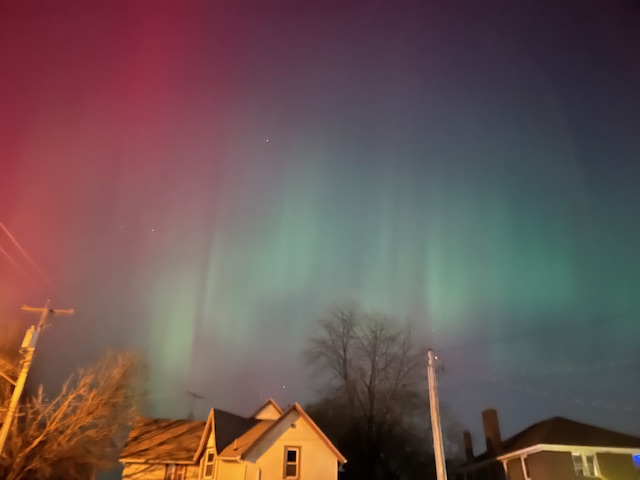 Colorful Northern Lights Sky Captivate MCHS Students