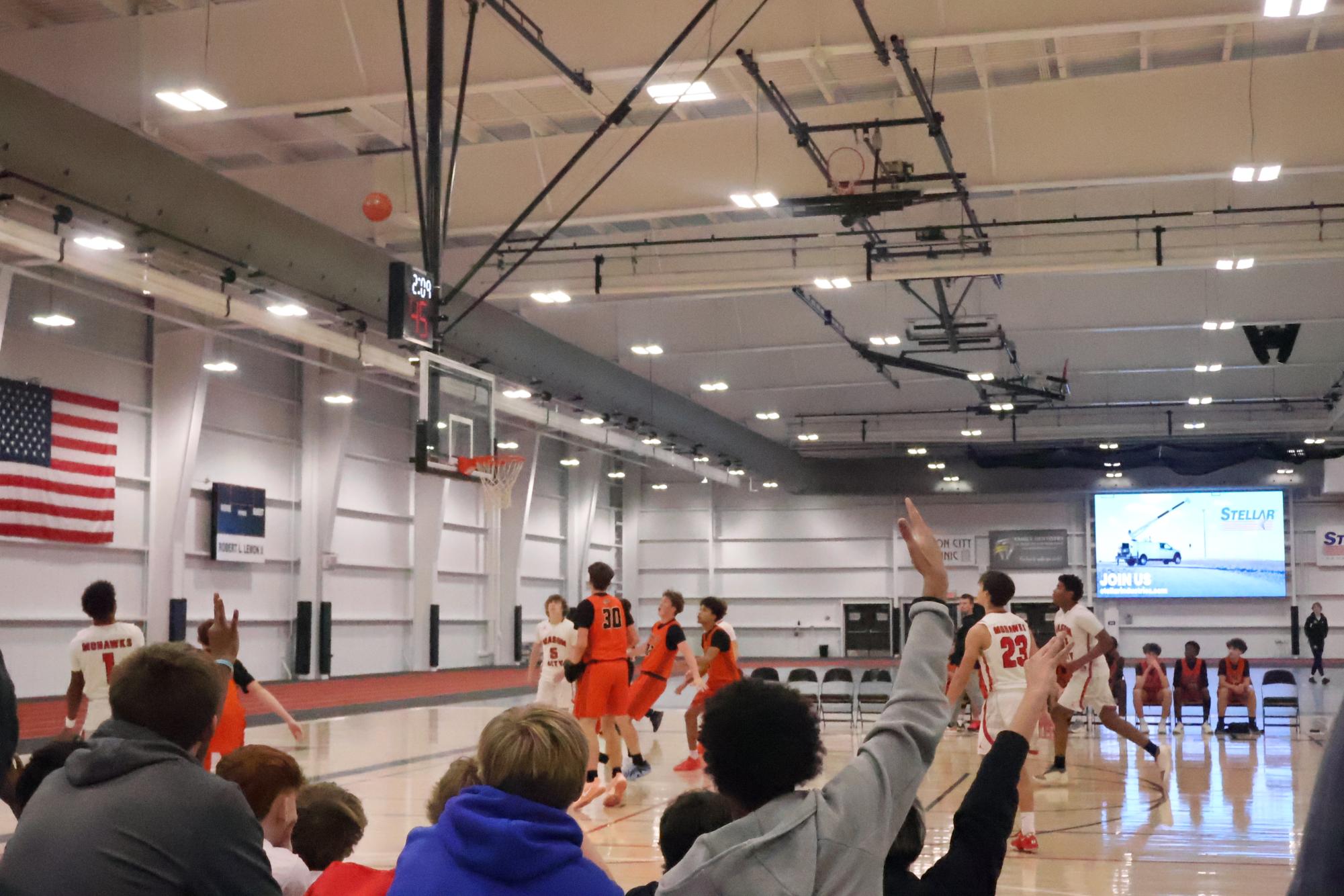 Riverhawk Basketball in Action