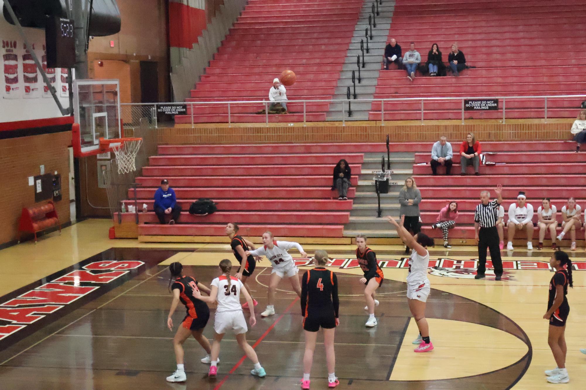 Riverhawk Basketball in Action