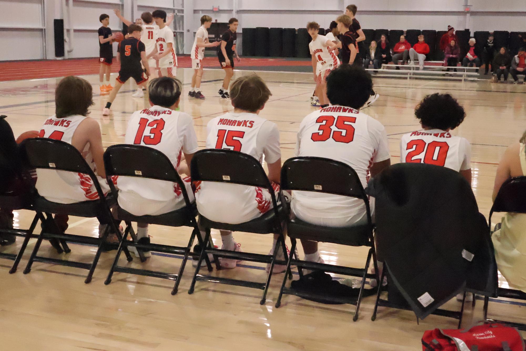 Riverhawk Basketball in Action